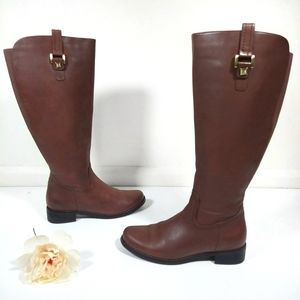 Blondo - brown waterproof 'velvet' riding boots